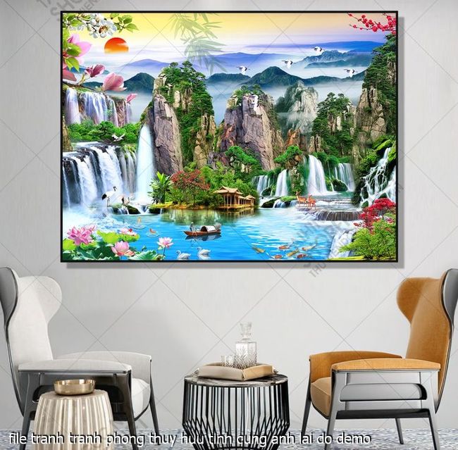 file tranh tranh phong thuy huu tinh cung anh lai do